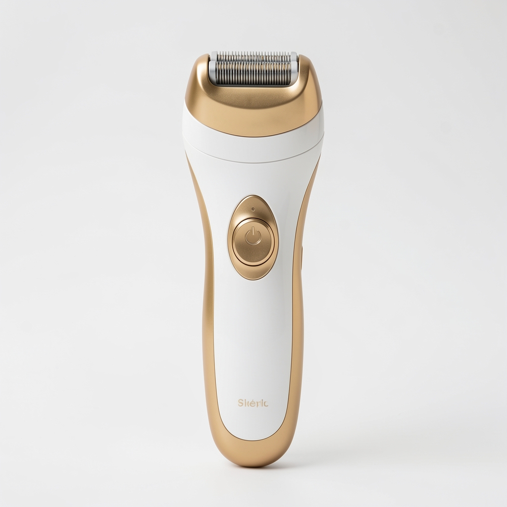 Epilator Braun Silk-épil 9 Flex cu cap articulat la 90 grade, 40 de pensete, lumina LED incorporată, culoare albă și aurie